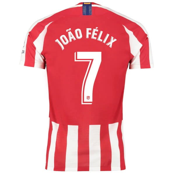 Tailandia Camiseta Atletico Madrid NO.7 João Félix Primera equipo 2019-20 Rojo